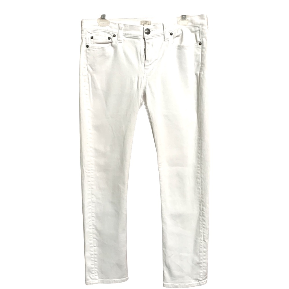 J. Crew Women’s Stretch White Jeans 29/29